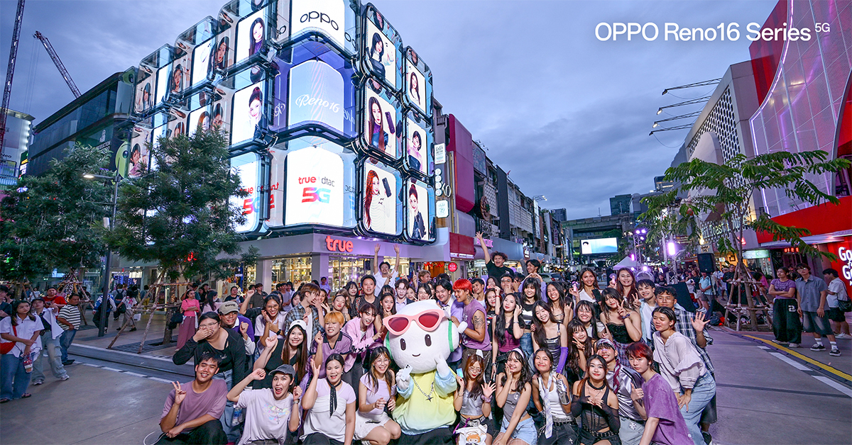 OPPO Reno16 Series 5G x BABYMONSTER  บุกสยามยึดจอยักษ์ ส่งต่อแรงบันดาลใจ